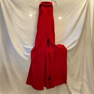 Elegant Red Evening Gown